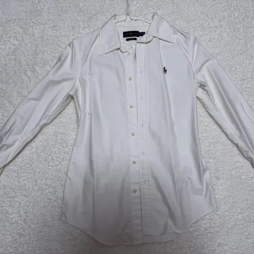[BUNJANG] Polo Ralph Lauren Women's White Shirt XS / 폴로 랄프로렌 여성 셔츠 화이트 XS