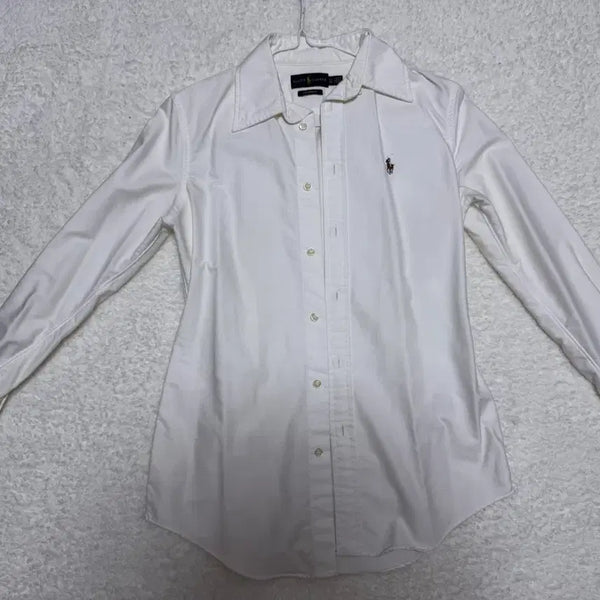 [BUNJANG] Polo Ralph Lauren Women's White Shirt XS / 폴로 랄프로렌 여성 셔츠 화이트 XS