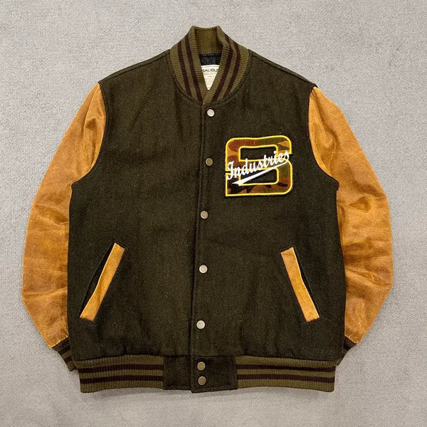 [BUNJANG] M Vintage Wool Varsity Jacket Jumper / M 빈티지 울 바시티 자켓 점퍼