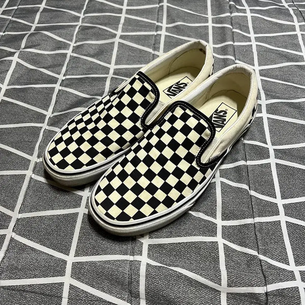 [BUNJANG] Vans Classic Checkerboard Slip-On / 반스 클래식 체커보드 슬립온 -275-