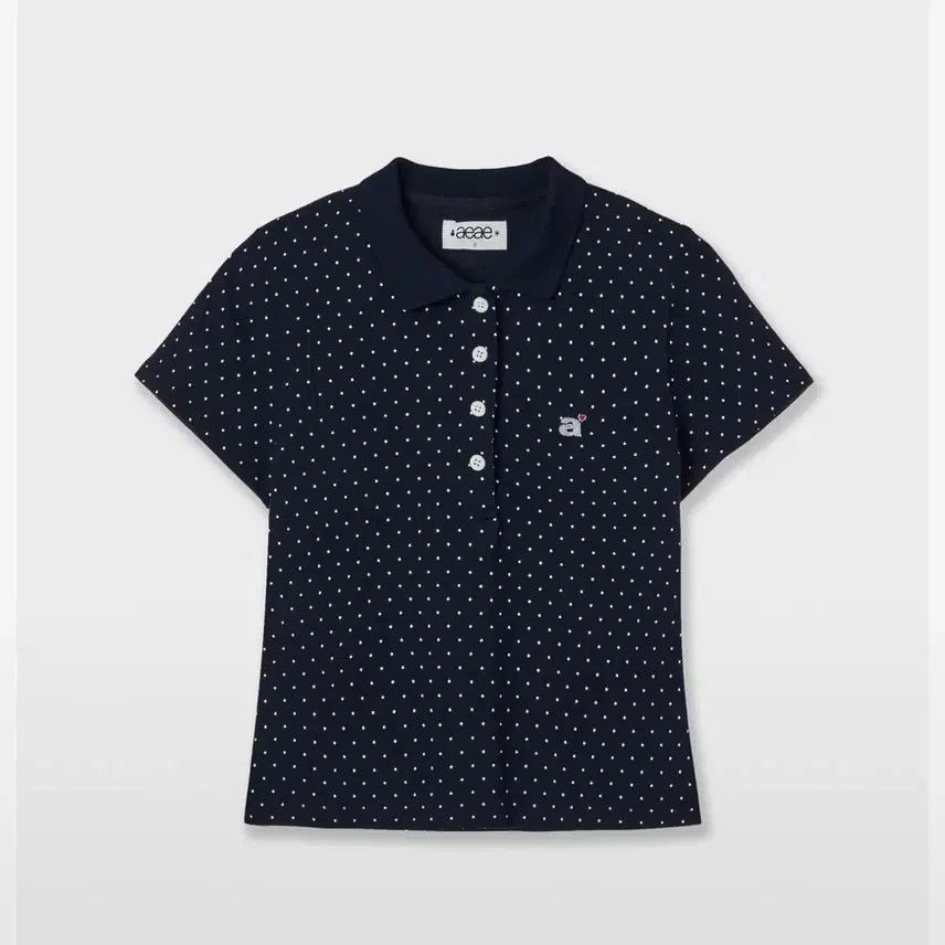 [BUNJANG] Aeae DOT PK T-Shirts Navy / Aeae DOT PK T-SHIRTS [NAVY]