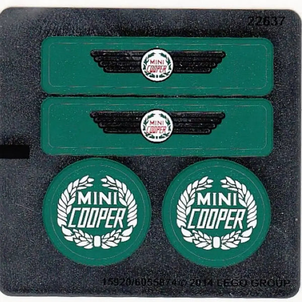 [BUNJANG] LEGO 10242 MINI Cooper Sticker Sheet / 레고 10242 미니쿠퍼 스티커