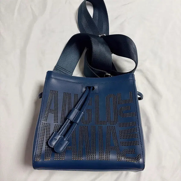 [BUNJANG] Vivienne Westwood Orb Small Tote Bag Navy / 비비안 웨스트우드 오알비 스몰 토트백 네이비