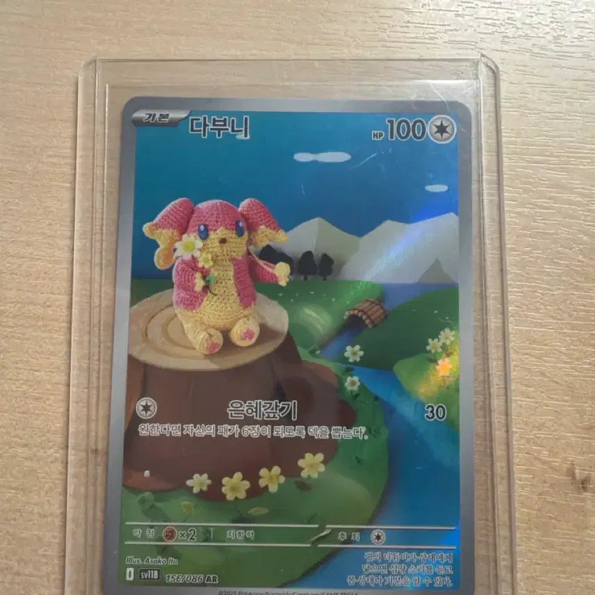 [BUNJANG] Dabuni AR Pokemon Card / 다부니 ar