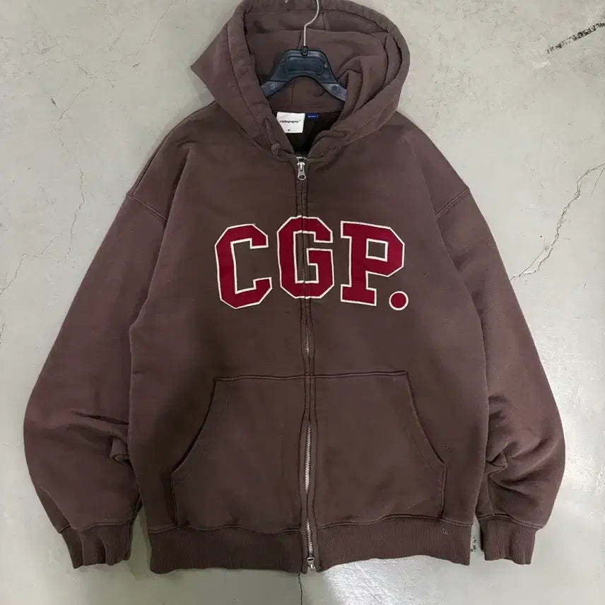 [BUNJANG] Code:Graphee Logo Hoodie Zip-up M / 만원샵 코드그라피 로고 후드집업 M