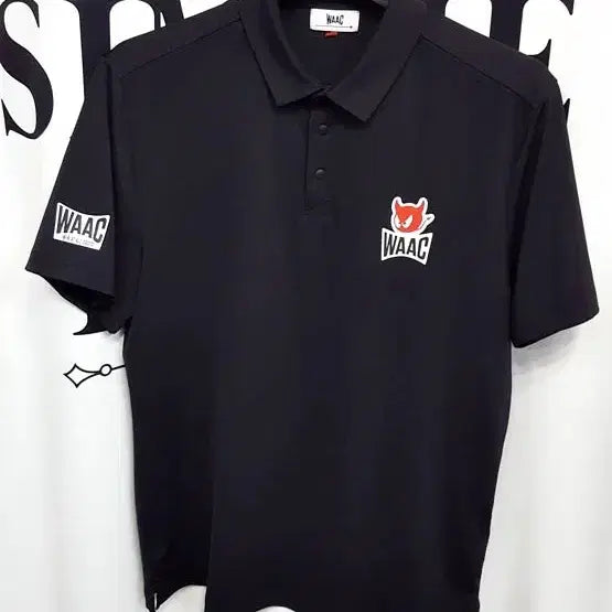 [BUNJANG] WAQ Men's Performance Short Sleeve T-Shirt Black / 왁 남성 기능성 반팔티 블랙 3