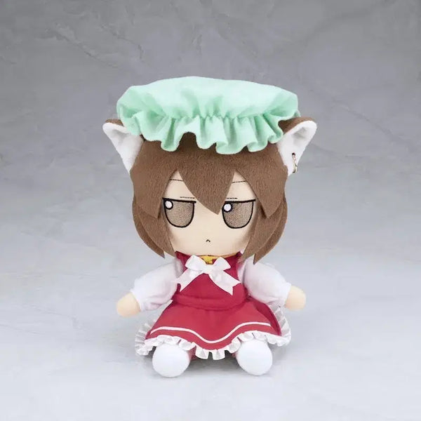 [BUNJANG] Touhou Project Chen Humo Humo Plush (Unsealed) with Sealed Can Badge / [개봉품] 동방프로젝트 첸 후모후모 인형