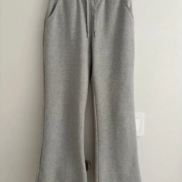 [BUNJANG] Black Up Bient Bootcut Pants (Long L) - Grey / 블랙업 비엔트 부츠컷 밴딩팬츠 그레이 롱 L