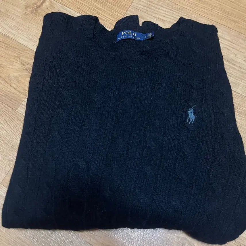 [BUNJANG] Polo Wool Knit Charcoal Grey Size 105 / 폴로 울니트 차콜그레이 105사이즈