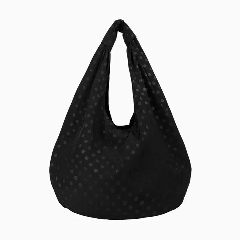 [BUNJANG] OHEHIO DOT PADDING BAG BLACK / 오헤시오 DOT PADDING BAG, BLACK