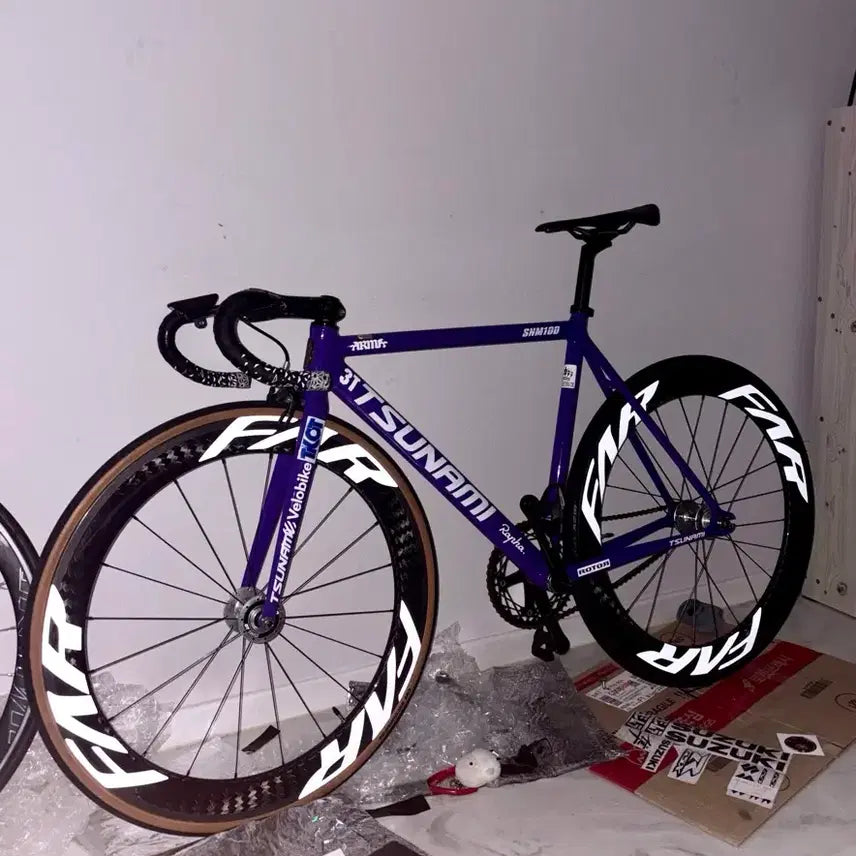 [BUNJANG] Tsunami Purple Frameset M Size / 쓰나미 퍼플/보라 프레임셋 판매
