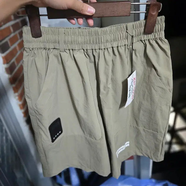[BUNJANG] Khaki Golf Shorts with Waist Band / 골프웨어반바지팬츠