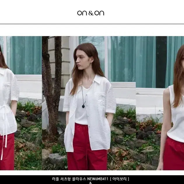[BUNJANG] Women's Short Sleeve Shirt / 여성반팔셔츠
