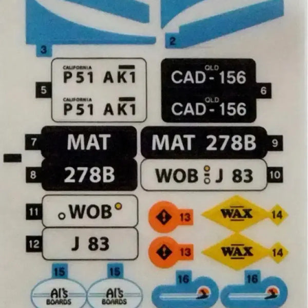 [BUNJANG] Lego Volkswagen Beetle 10252 Sticker Set / 레고 폭스바겐 비틀 10252 스티커