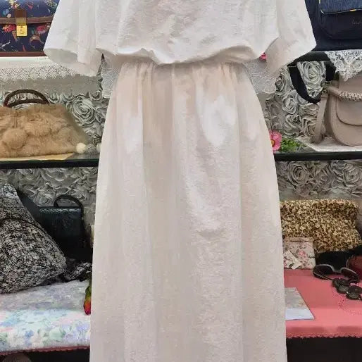 [BUNJANG] LUUL Crinkled Long Dress (Size 77-88) / LUUL 바스락 롱원피스 77 88