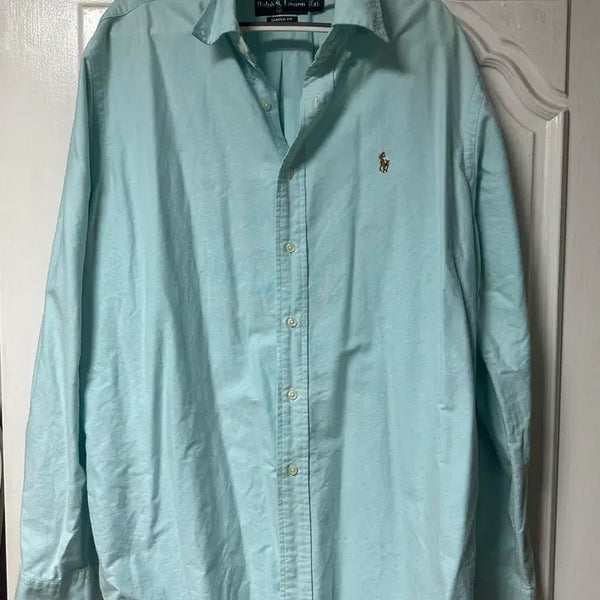 [BUNJANG] Polo Ralph Lauren Oxford Shirt Mint XL / 폴로 랄프로렌 옥스포드 셔츠 민트색 XL