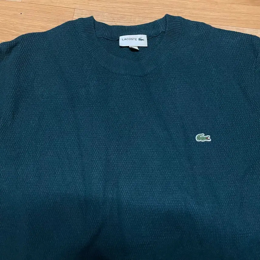[BUNJANG] Lacoste Green Knit Sweater Size 105 / 라코스테 니트 스웨터 그린 105사이즈