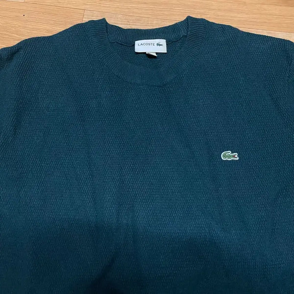 [BUNJANG] Lacoste Green Knit Sweater Size 105 / 라코스테 니트 스웨터 그린 105사이즈