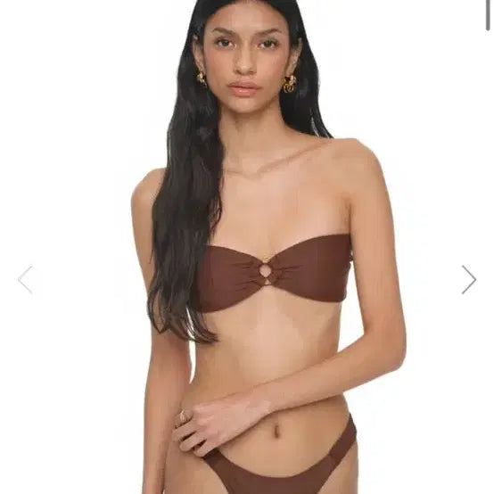 [BUNJANG] Too Much Tech Bikini Brown (M) / 투머치택 비키니 브라운 (M)