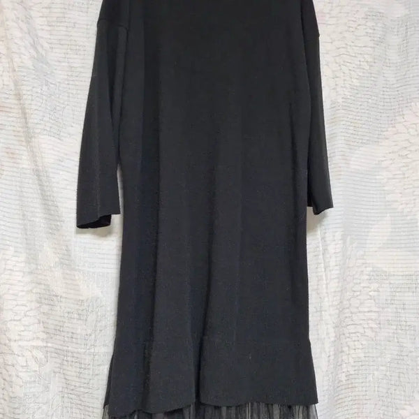 [BUNJANG] Black See-Through Dress / 블랙 시스루 원피스