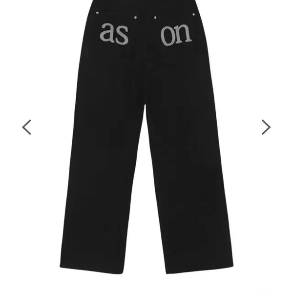 [BUNJANG] AZON SMOG Wide Pants Black S / 애즈온 SMOG WIDE PANTS
