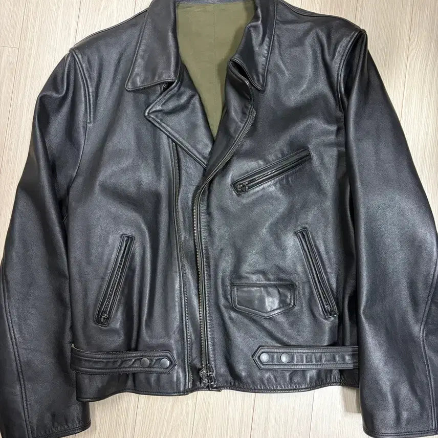 [BUNJANG] Dre Projet DR-Jacket Heavy Wash Leather Jacket / 드레프로젝트 DR-Jacket (Heavy Wash)