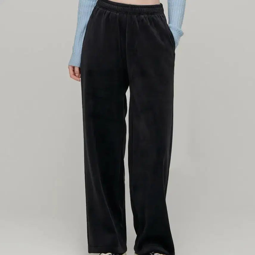 [BUNJANG] Blackup Velour Banding Pants / 블랙업 자체제작 벨로아 밴딩팬츠