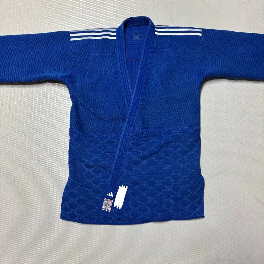 [BUNJANG] Adidas Champion 3 Judo Gi - 165 - Blue / 아디다스 선수용 유도복 챔피언3 165 청색