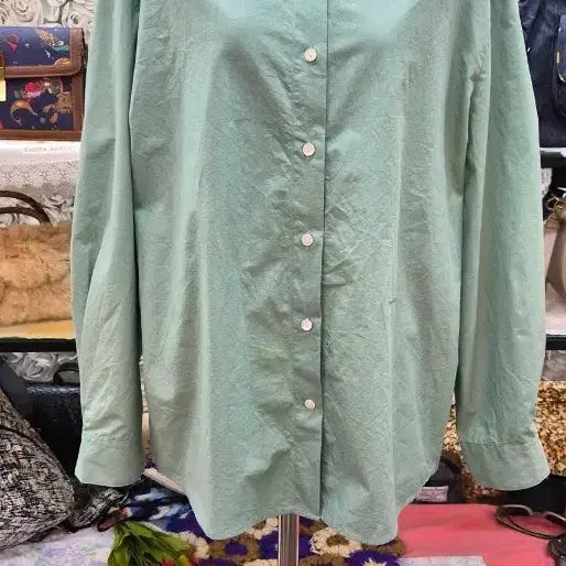 [BUNJANG] Nomelet 100% Cotton Loose Fit Long Shirt / nomelet 노멜렛 면 100 루즈핏 롱셔츠 55 66 77 프리사이즈