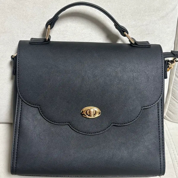 [BUNJANG] Wego Satchel Ita Bag Black / 위고 샤첼 이타백 블랙 wego