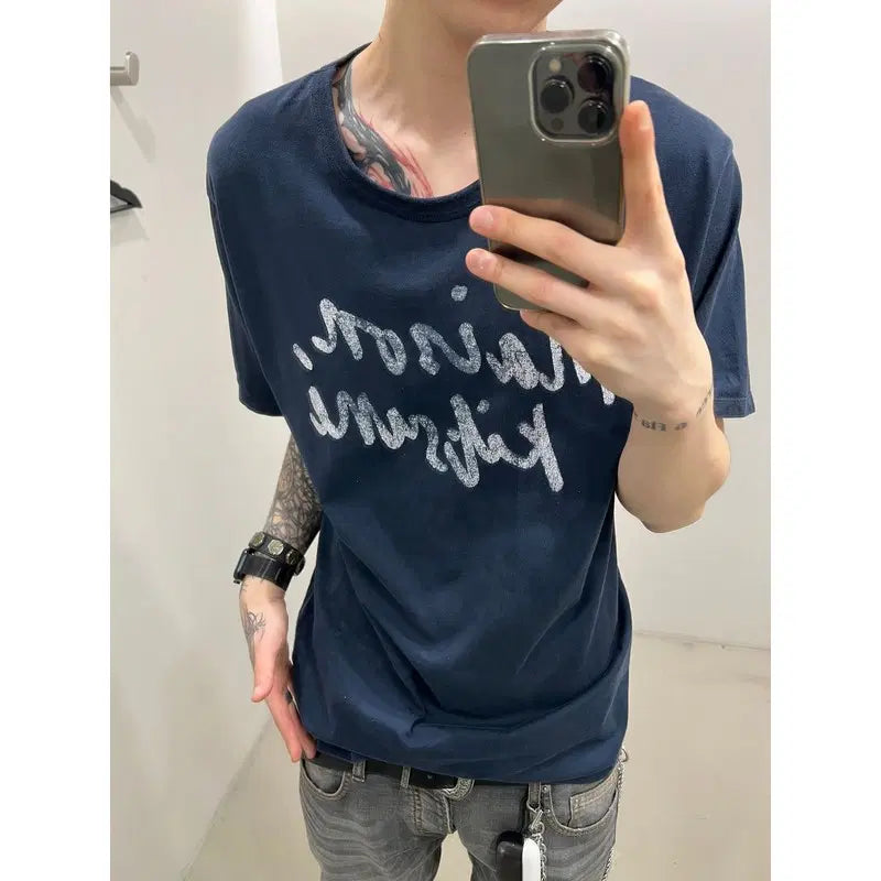[BUNJANG] Maison Kitsuné Paris Logo Short Sleeve T-Shirt / 메종키츠네 파리 로고 반팔티 r4378