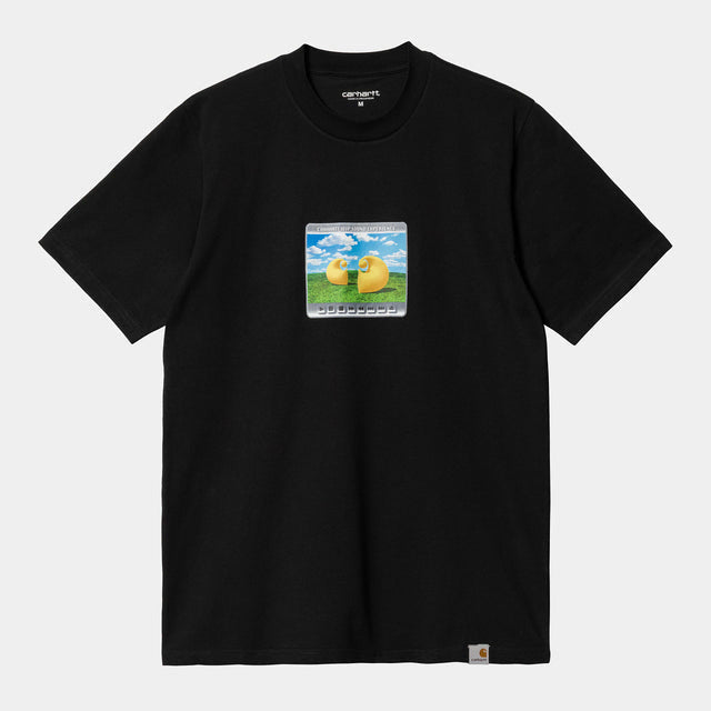 [BUNJANG] Carhartt WIP Printed Cotton Short Sleeve T-Shirt / 칼하트WIP 프린팅 코튼 반팔 티셔츠
