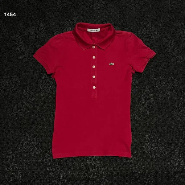 [BUNJANG] Lacoste Women's Short Sleeve Polo Shirt Size 95 / 라코스테 여성 반팔 카라티 95(35)