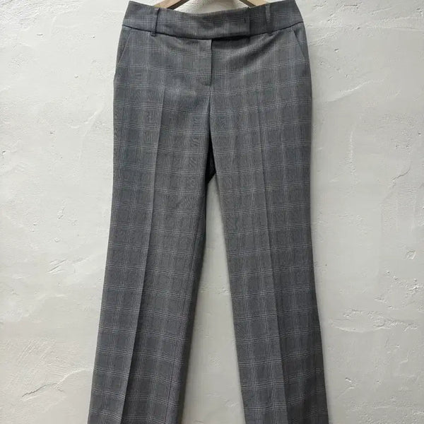 [BUNJANG] The I'zard Women's Blue-Grey Patterned Slacks - Size 55 / [상태최상] 더아이잗 하의 여성 슬랙스 블루그레이패턴 55