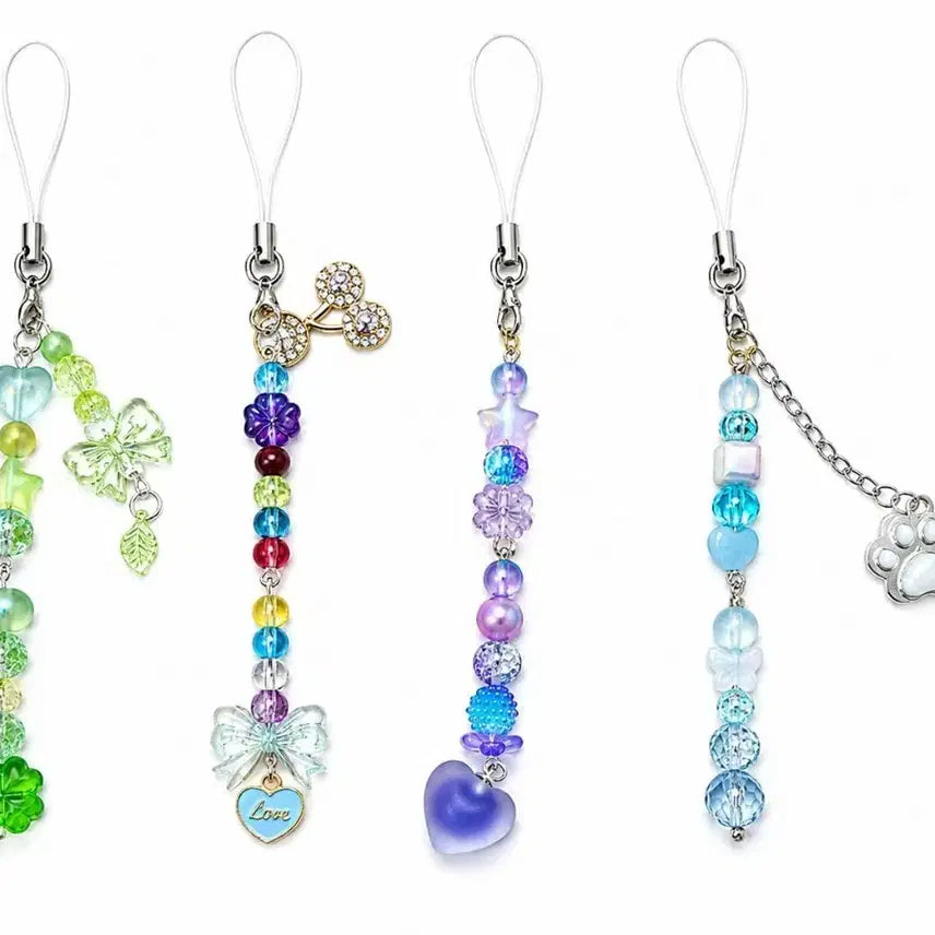 [BUNJANG] Beaded Strap Keychain / 비즈 스트랩 키링