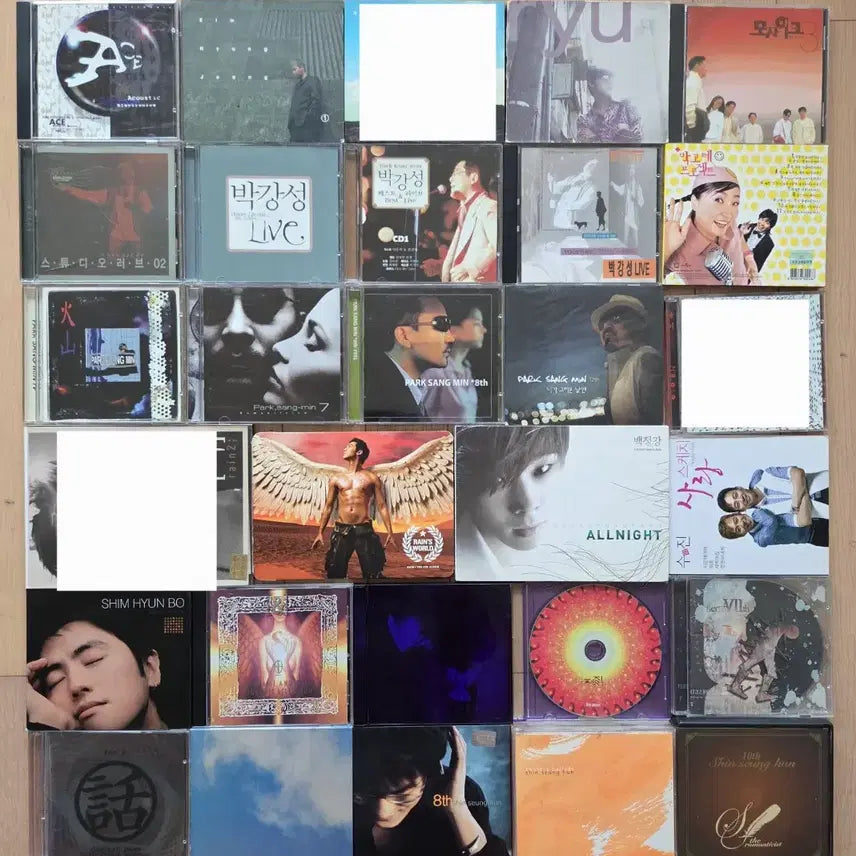 [BUNJANG] Various Korean Artists - Music CDs / 가요CD5 김형중 신승훈 서태지 비(Rain) 박상민 박강성 김형석 모자