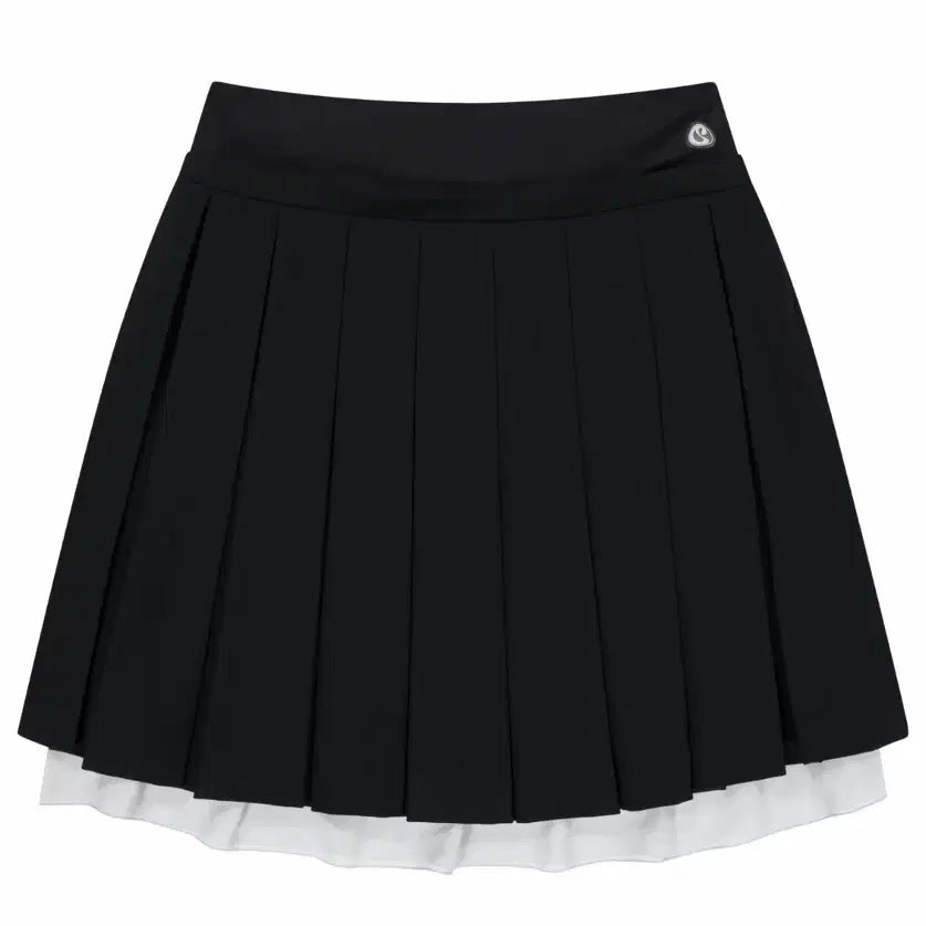 [BUNJANG] KOSEIO Double Waisted Pleats Skirt Black / 코이세이오 DOUBLE WAISTED PLEATS SKIRT BLACK