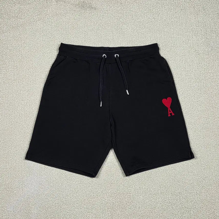 [BUNJANG] AMI Paris Big Heart Embroidered Sweat Shorts XL / [아미] 빅 하트 자수 스웨트 쇼츠 | S00655