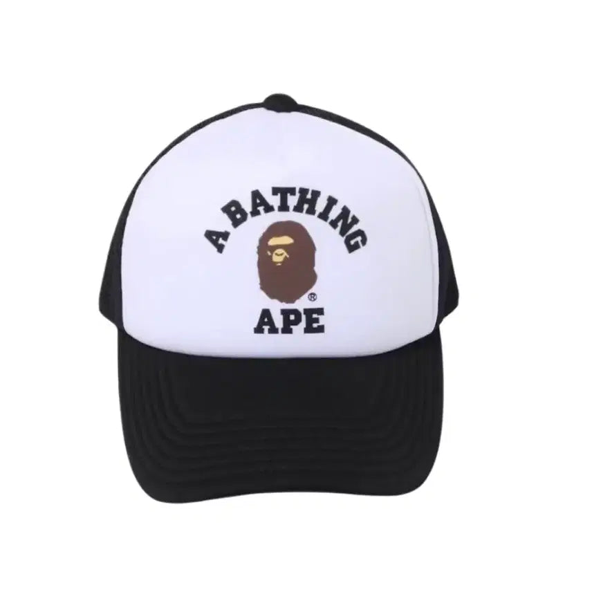 [BUNJANG] BAPE College Mesh Cap Black / 베이프 컬리지 매쉬캡 블랙