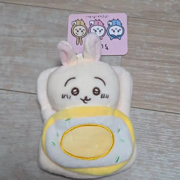 [BUNJANG] Munjakgwi Usagi Omurice Blanket Plush Keychain / 먼작귀 우사기 오므라이스 이불 인형 키링
