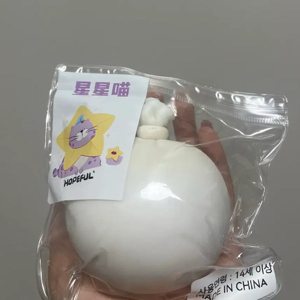 [BUNJANG] Oube Whipped Cream Crunch Mochi Squishy / 우베 생크림 크런치 모찌 슬랑이