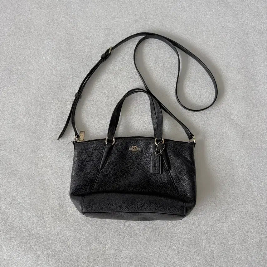 [BUNJANG] COACH Leather Tote Crossbody Bag / 코치(COACH) 레더 토트 크로스백