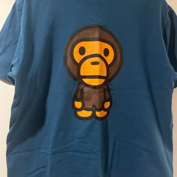 [BUNJANG] BAPE Baby Milo Short Sleeve T-Shirt Navy / 베이프 베이비 마일로 반팔 티셔츠 네이비