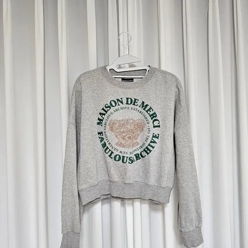 [BUNJANG] Fabulous Archive Maison de Merci Sweatshirt / 패블러스아카이브) 메종 드 메르시 맨투맨티