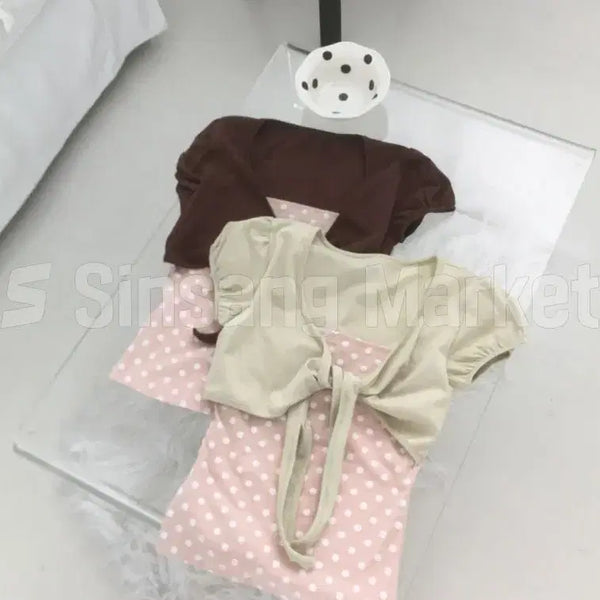 [BUNJANG] 2C Polka Dot Bolero Set / [빠른발송] 2C 하츄 도트 볼레로 set