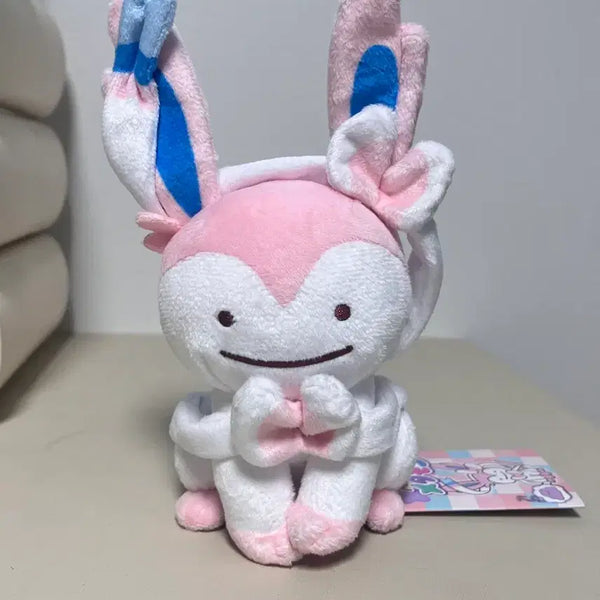 [BUNJANG] Pokemon Musongwon Pop-up Transform Ditto Sylveon Plush / 포켓몬 무릉도원 팝업 변신 메타몽 님피아 봉제인형 새상품