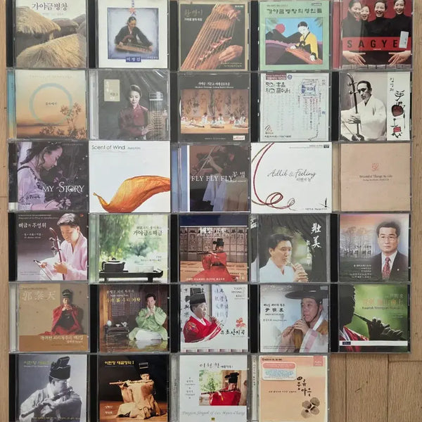 [BUNJANG] Korean Traditional Music Collection CD Set / 국악CD모음( 가야금 거문고 해금 대금 피리 북 장고 판소리)