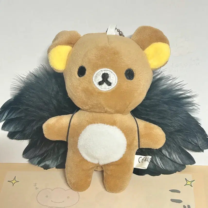 [BUNJANG] Doll Clothes Black Devil Wings (10cm, 15cm, 20cm) / 새상품 인형 날개, 블랙 날개 검정 날개, 인형옷 악마 날개 10cm인형옷, 15cm 인형옷 20cm인형옷