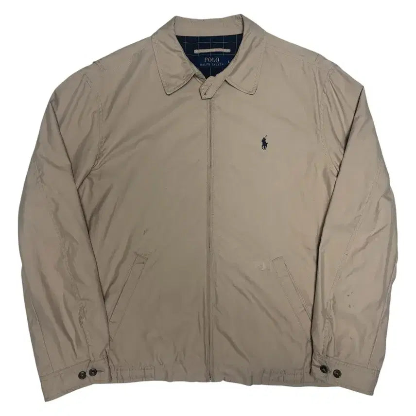 [BUNJANG] Polo Ralph Lauren Blue Jong Vice Wing Windbreaker Jacket L / [정품] 폴로 랄프로렌 블루종 바이스윙 윈드브레이커 L