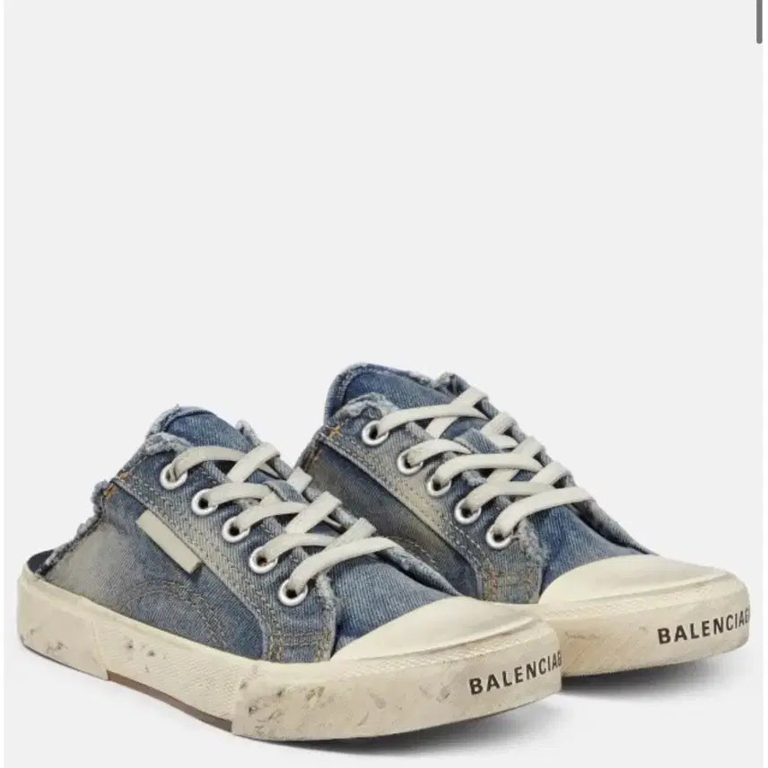 [BUNJANG] Balenciaga Paris Mule Denim Size 43 / 발렌시아가 파리스뮬 데님 43